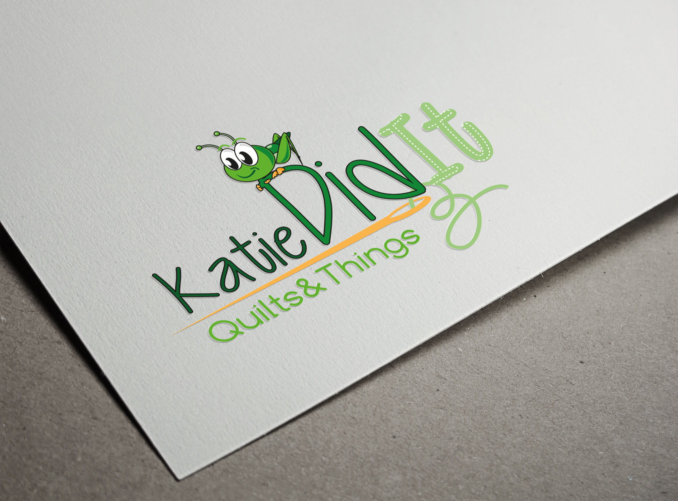 Logo KDI presentato in mockup