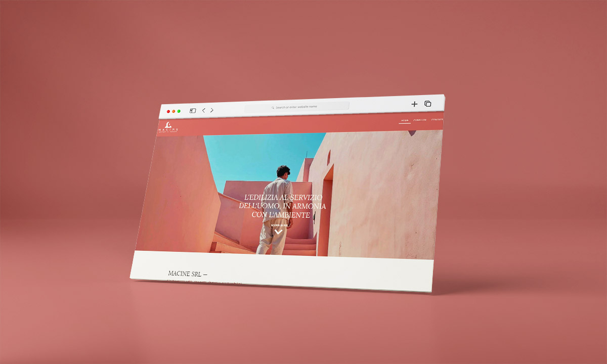Sito web Macine srl, impresa di costruzioni: progetto NZEB